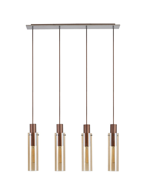 Brooks Slim Linear Pendant 4 Light