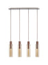 Brooks Slim Linear Pendant 4 Light