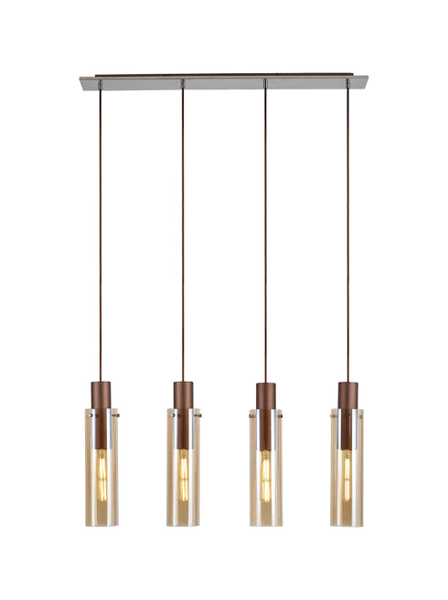 Brooks Slim Linear Pendant 4 Light