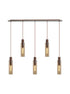 Brooks Slim Linear Pendant 5 Light