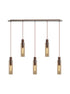Brooks Slim Linear Pendant 5 Light