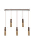 Brooks Slim Linear Pendant 5 Light