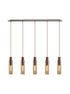 Brooks Slim Linear Pendant 5 Light