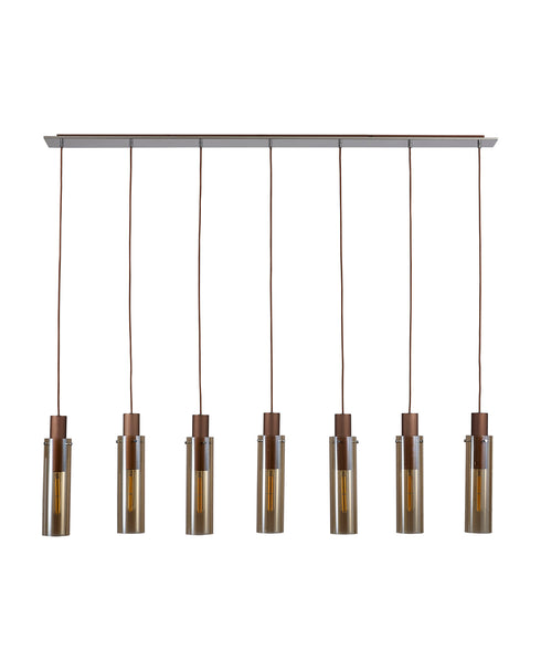 Brooks Slim Linear Pendant 7 Light