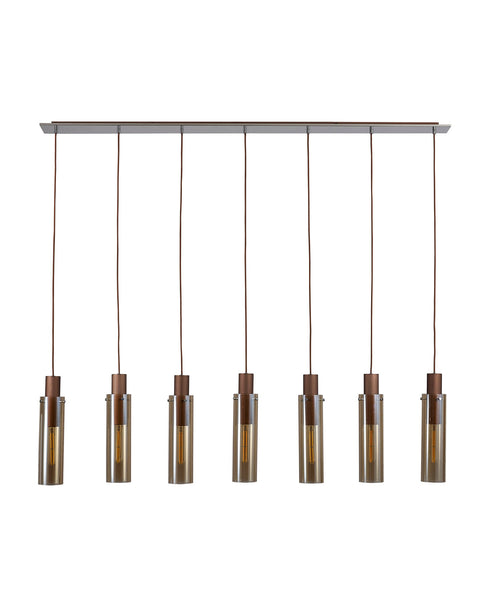Brooks Slim Linear Pendant 7 Light