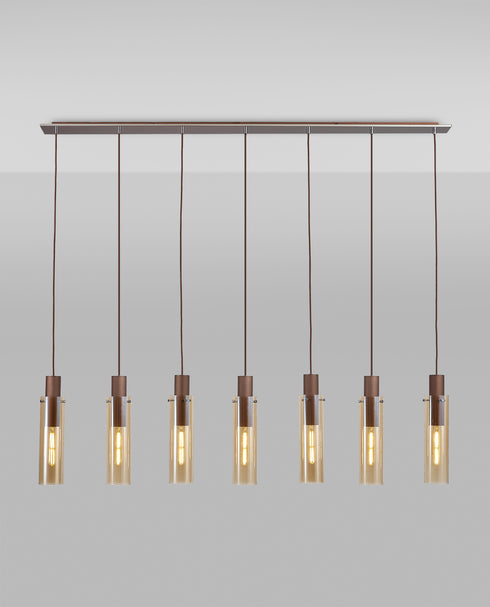 Brooks Slim Linear Pendant 7 Light