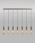 Brooks Slim Linear Pendant 7 Light