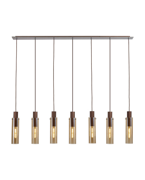 Brooks Slim Linear Pendant 7 Light