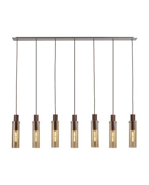 Brooks Slim Linear Pendant 7 Light
