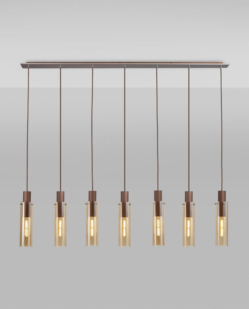 Brooks Slim Linear Pendant 7 Light