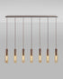 Brooks Slim Linear Pendant 7 Light