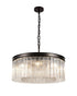 Burnaby Pendant/Semi Flush 8 Light Brown Oxide Medium