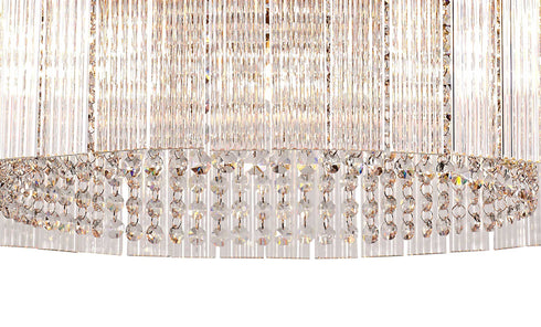 Burnaby Pendant/Semi Flush 8 Light Brown Oxide Medium