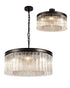 Burnaby Pendant/Semi Flush 8 Light Brown Oxide Medium