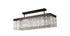 Burnaby Rectangular Pendant/Semi Flush 11 Light Brown Oxide