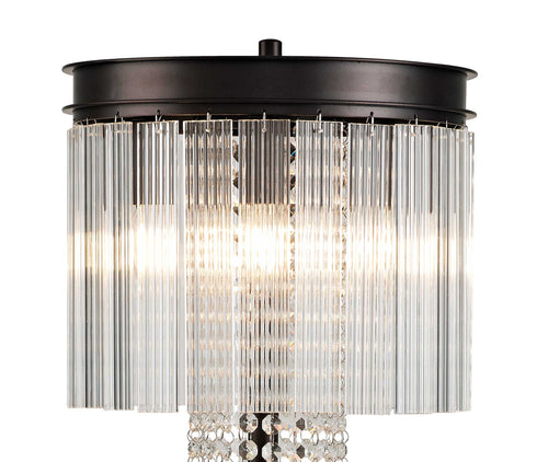 Burnaby Table Lamp 6 Light Brown Oxide