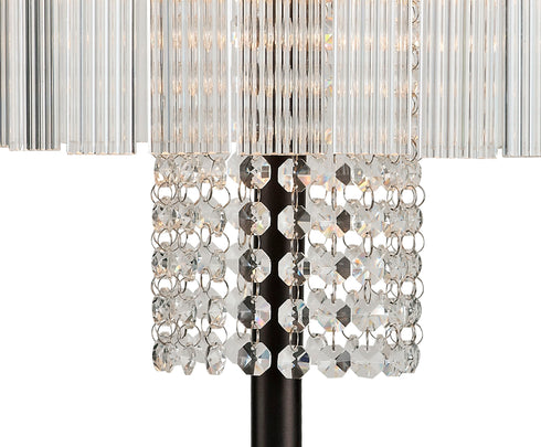 Burnaby Table Lamp 6 Light Brown Oxide