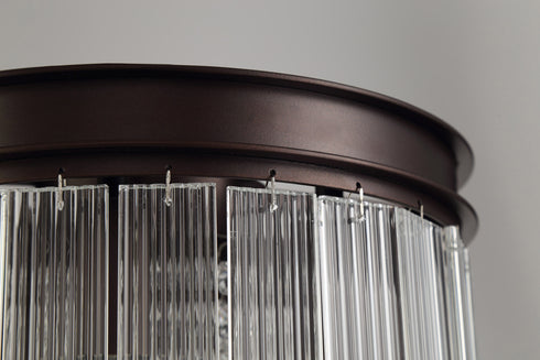 Burnaby Table Lamp 6 Light Brown Oxide