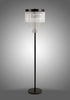 Burnaby Floor Lamp 9 Light Brown Oxide