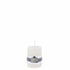 Rustic Pillar White Candle