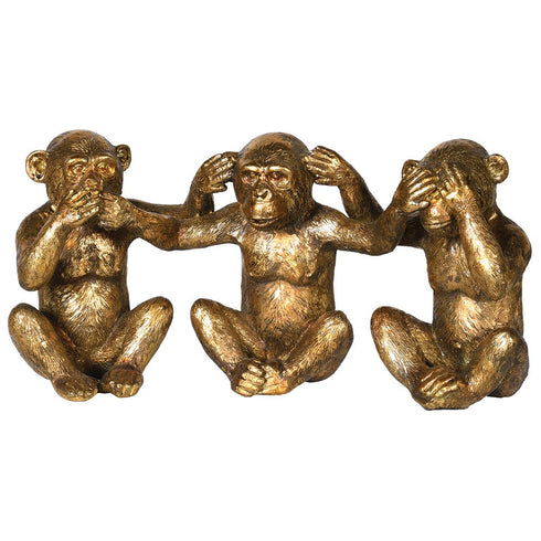 Small Gold Monkey Trio