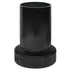 Black Ribbed Vase