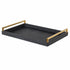 Black Faux Shagreen Tray