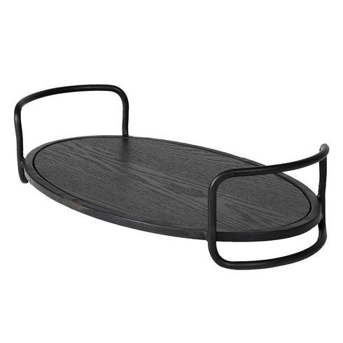 Black Wooden Tray