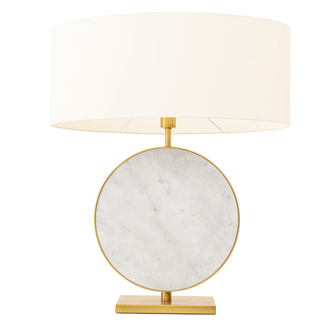 Valentino Antique Brass Finish Table Lamp