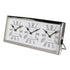 Chrome World Table Clock