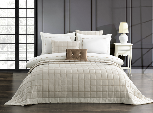 Patrice Cream Duvet Set