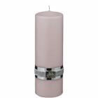 Pink Pillar Candle
