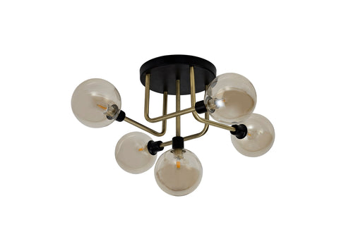 Delian Flush Ceiling 5 Light