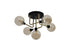 Delian Flush Ceiling 5 Light