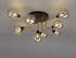 Delian Flush Ceiling 9 Light
