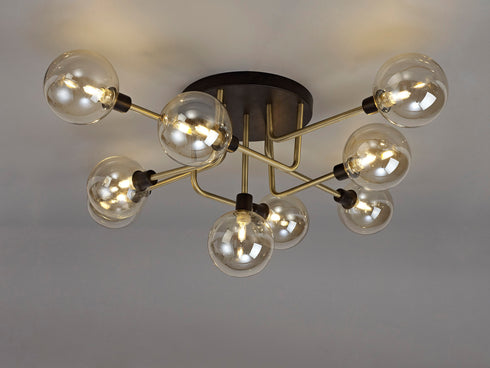 Delian Flush Ceiling 9 Light
