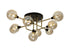 Delian Flush Ceiling 9 Light