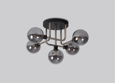Delian Flush Ceiling 5 Light