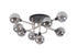 Delian Flush Ceiling 9 Light