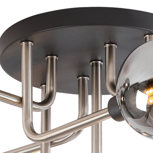 Delian Flush Ceiling 9 Light