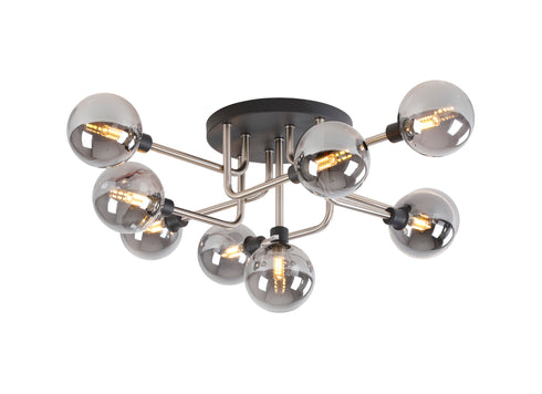 Delian Flush Ceiling 9 Light