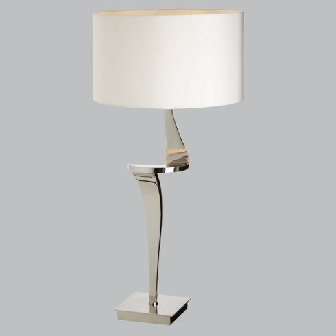 Fern Nickle Table Lamp