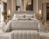 Dolly Grey Bedspread 4 Piece Set