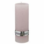 Pink Pillar Candle