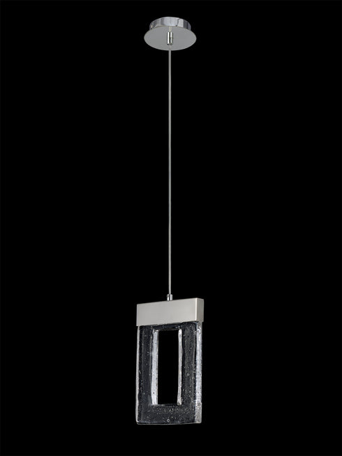 Edison Pendant 1 Light Polished Chrome 2m