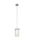 Edison Pendant 1 Light Polished Chrome 2m