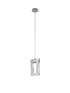 Edison Pendant 1 Light Polished Chrome 2m