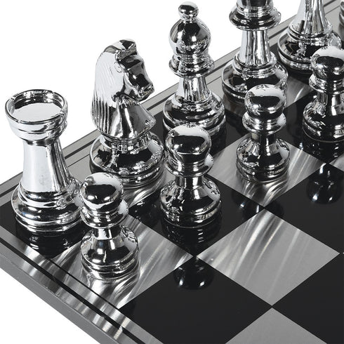 Silver & Gold Chess Set