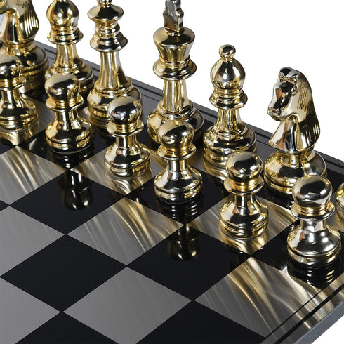 Silver & Gold Chess Set