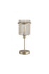 Swiss 1 Light Table Lamp - Gold & Champagne